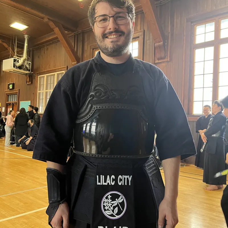 Me at my first Kendo tournament.